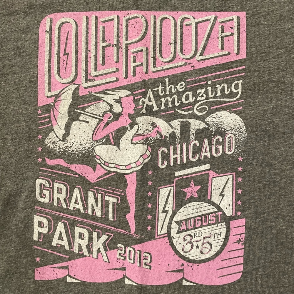 Lollapalooza Chicago 2012 Shirt